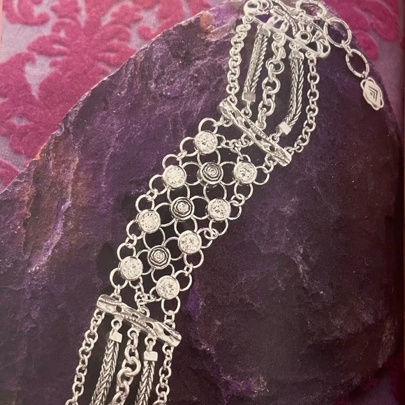 Silpada Cubic Zirconia Sterling Silver ‘CAVALIER’ Bracelet B2711 - Picture 12 of 17